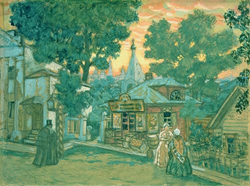 Impression sur toile grand format Kustodiev pour habiller un mur vide