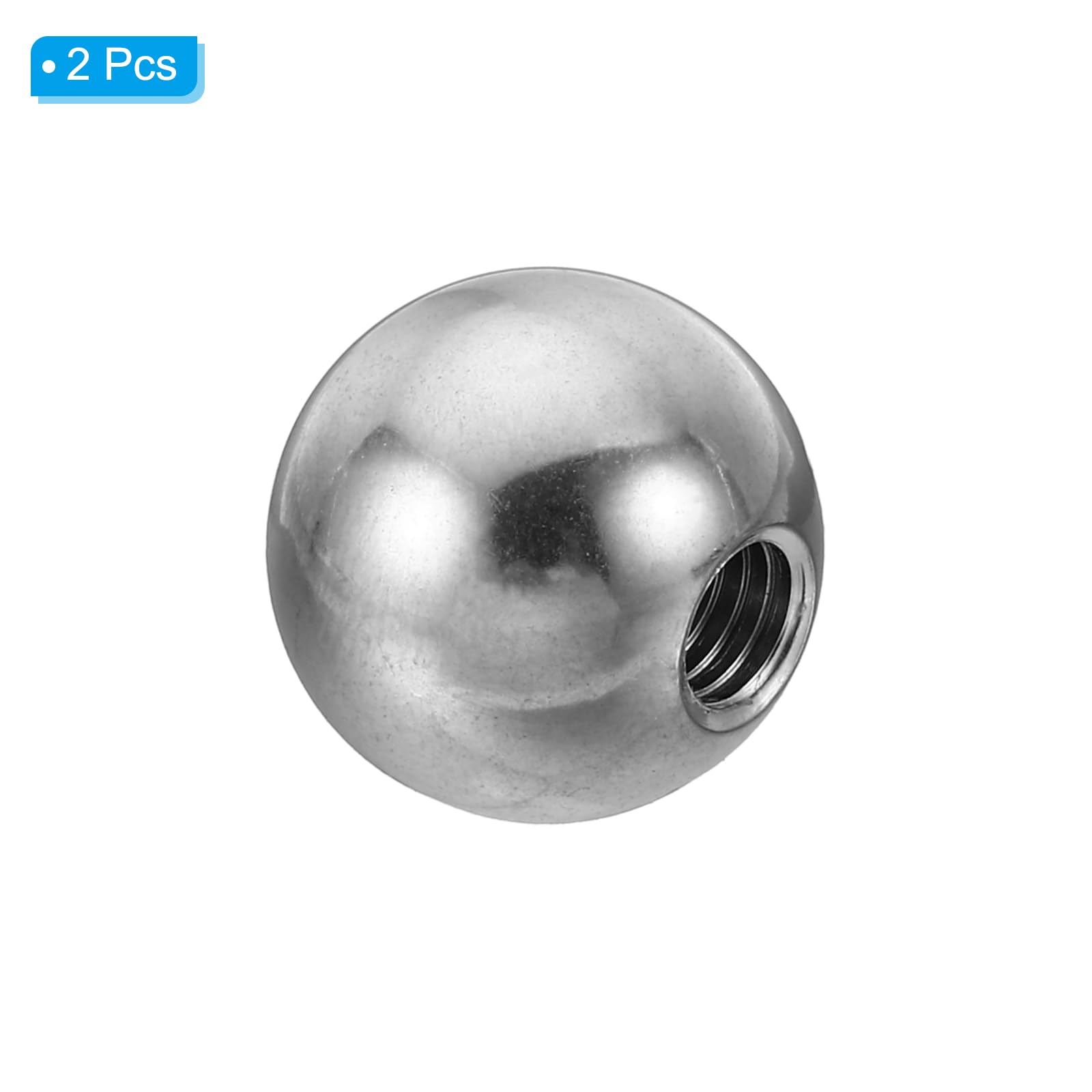 PATIKIL Muttern Knopf 2 Pack M6 Innengewinde 18mm AD 304 Edelstahl 