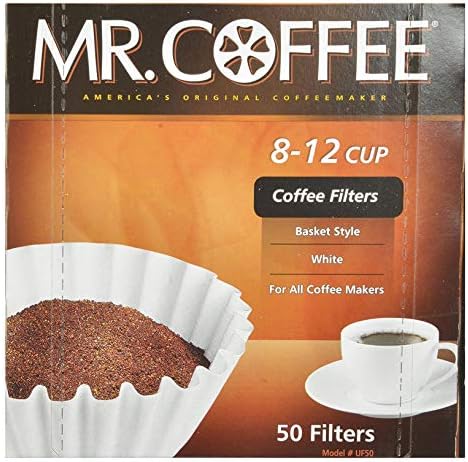 Mr. Coffee Coffee Basket Filters 8 12 Cup 50 Filters (1, 8-12 Cup)