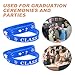 Luxshiny 10pcs Silicone Graduation Wristbands for Class of Comfortable and Party Wristbands for All Ages Essential Accessories for Graduation Celebrations and Events