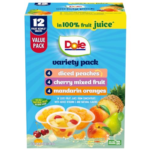 Dole Diced Peaches, Mandarin Oranges & Cherry...