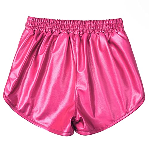 Image of Perfashion Girls Metallic Shorts Sparkly Shiny Hot Pants Gold /Silver /Pink Outfit