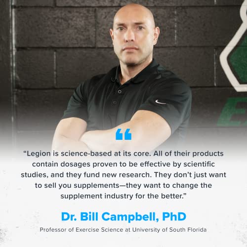 Legion Whey+ Whey Isolate Protein Powder From Grass Fed Cows - Low Carb, Low Calorie, Non-Gmo, Lactose Free, Gluten Free, Sugar Free All Natural Whey Protein (30 Serving, Chocolate Peanut Butter) #TOP4