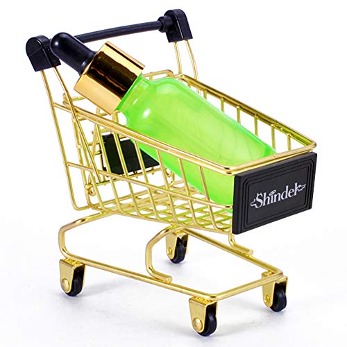 Shindel Mini Brands Shopping Cart Toy, 2Pcs Shopping Day Grocery Cart Mini Supermarket Handcart Toy Shopping Carts #TOP5