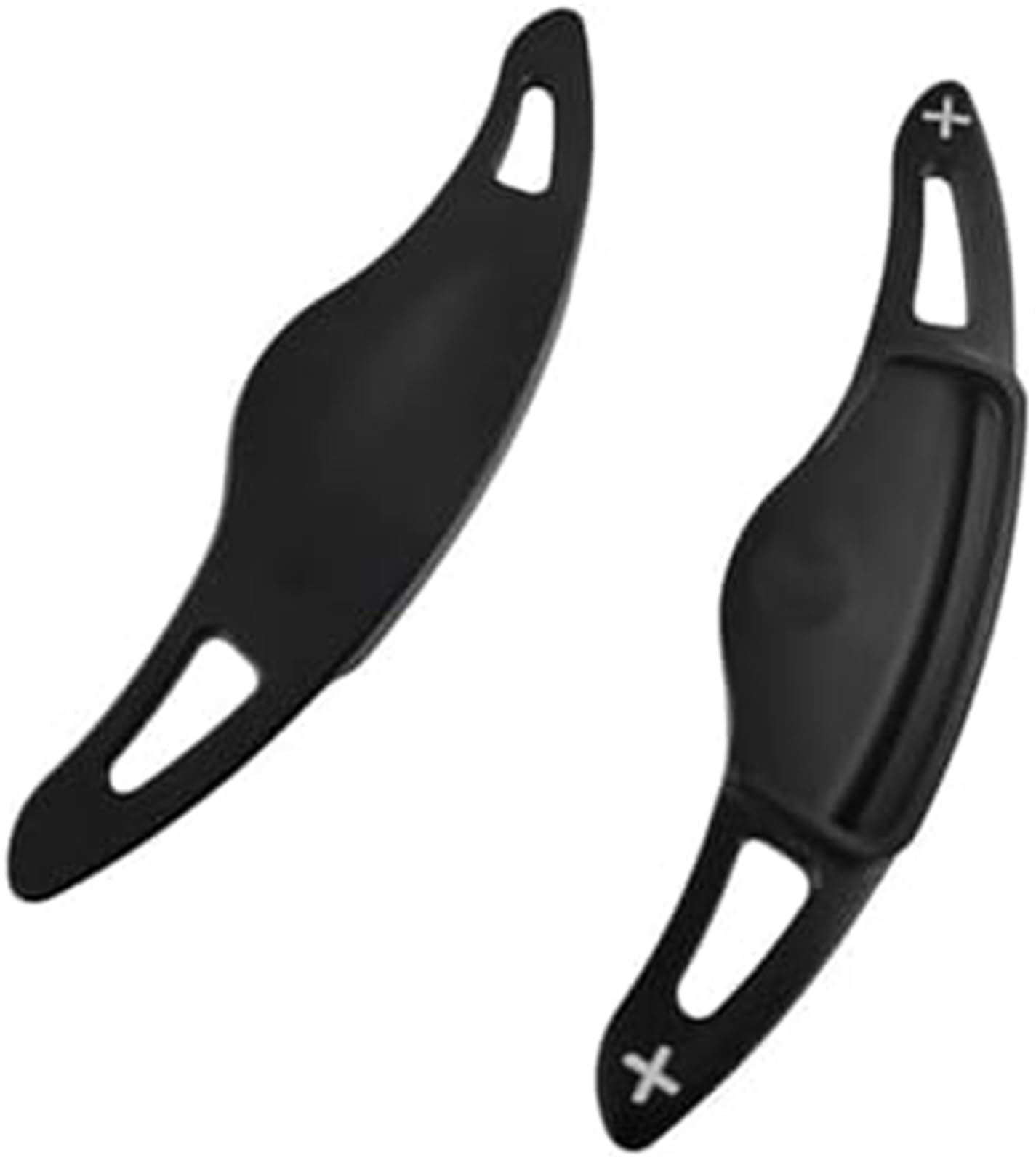Clynex car Shift Paddle Trim Paddle Shifter Cover Extensions, for Veloster Js 2018, for Ioniq Ev, for Kona Electric I30 Pd Hybrid 2020 Car Steering Wheel Gear Extension(Black)