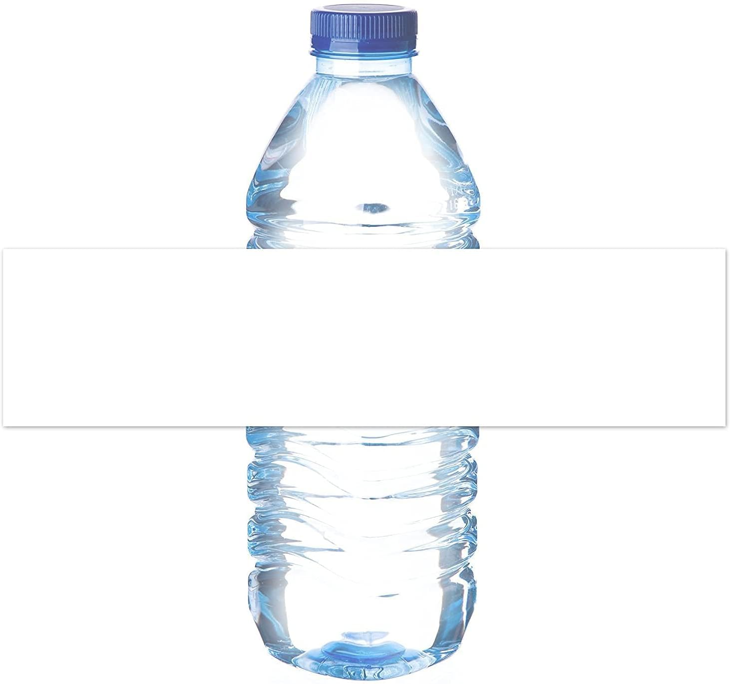 Mr-Label 8.11"×2" Waterproof Matte White Water Bottle Labels – for Inkjet/Laser Printer – Self-Adhesive Wraparound - for Wedding|Baby Shower|Corporate Event (100 Sheets Total 500 Labels)