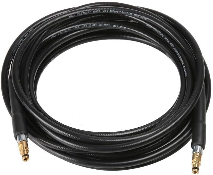 26 Foot High Pressure Washer Water Clean Hose Car Cleaning Pipe Fits K2-K7 Replacement Parts For Karcher, Black