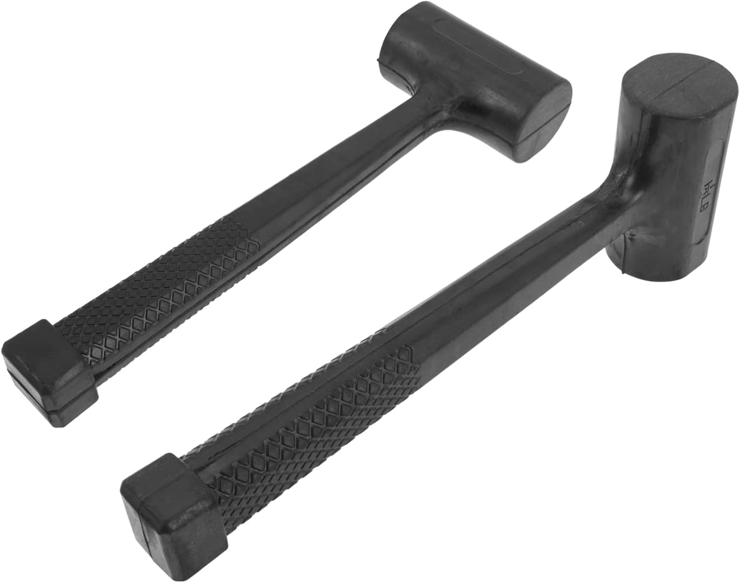 2Pcs Non Slip Rubber Hammer Shock Resistant Flooring Hammers for Installation Durable and Comfortable Grip for Construction and Woodworking Applications