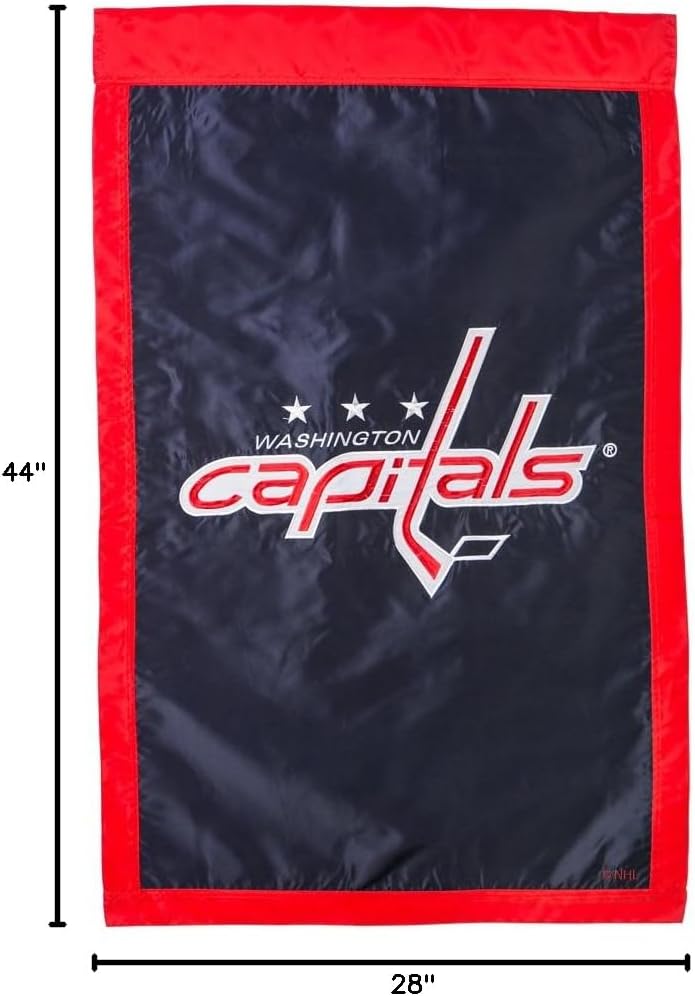 Team Sports America Washington Capitals House Flag - 28 x 44 Inches
