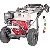 Simpson 3500 PSI Gas Pressure Washer, 2.5 GPM Commercial Power Washer, Honda Engine, Cold Water, 25' Hose, PowerShot, 49-State Compliant (PS3228)