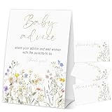 Nuhany Baby in Bloom Baby Advice Cards for the Parents-to-Be