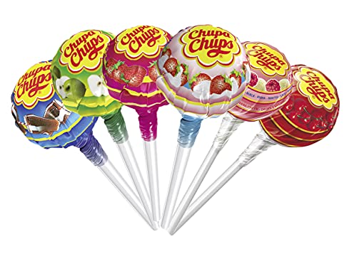 Chupa Chups Lutscher-Rad | 200 Lollies je 12g | Lollipop-Ständer in 6 leckeren Geschmacksrichtungen | Perfekt im Kiosk oder in der Candy Bar - Image 3