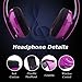 Beyution HiFi Stereo Bluetooth Headphones with Built in Microphone - Retail Packaging (Deep Purple)