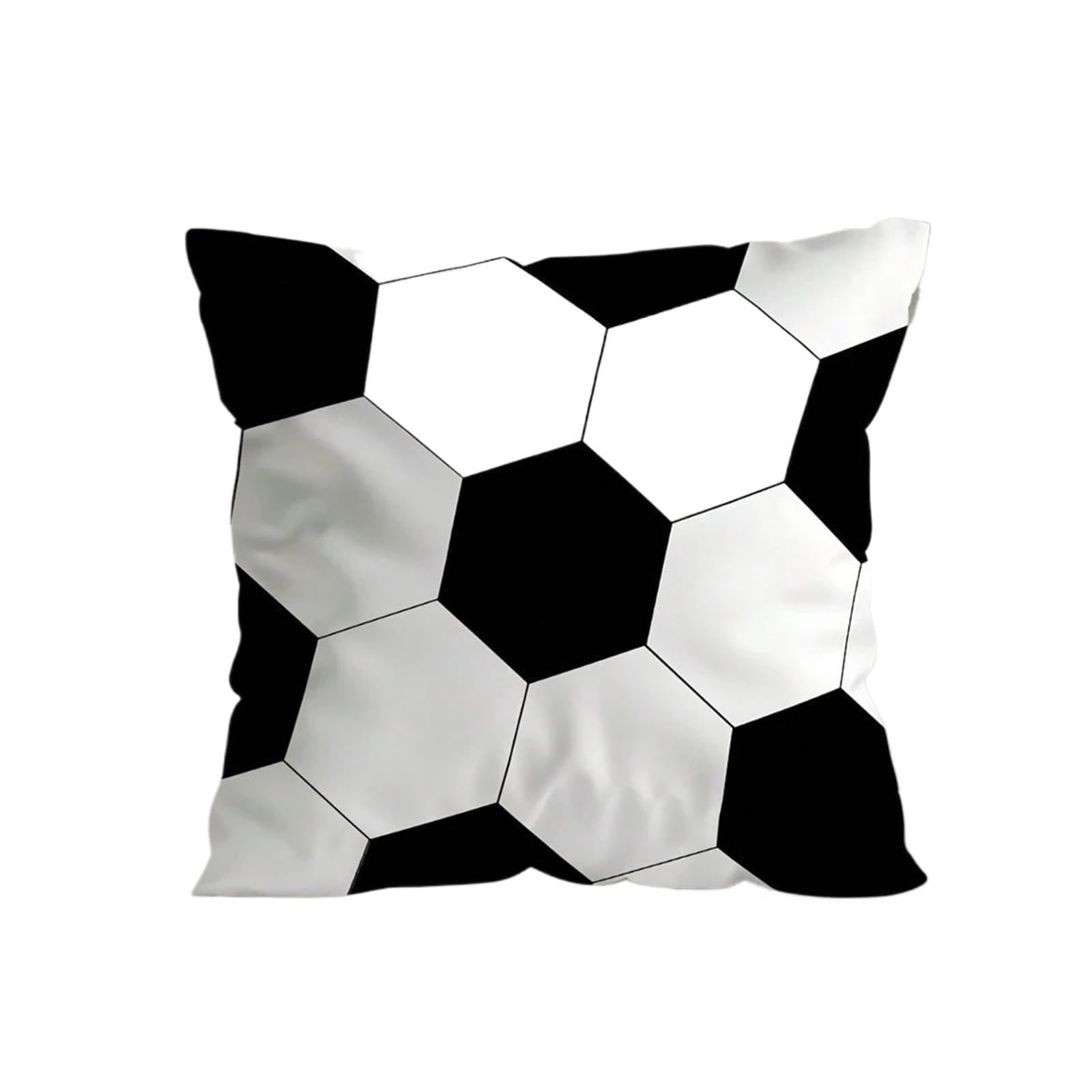 GIYXHU Football Theme Throw Pillow, Soft Polyester Cushion, Zippered & Machine Washable, Home Office Decor for Sofa(Color1)