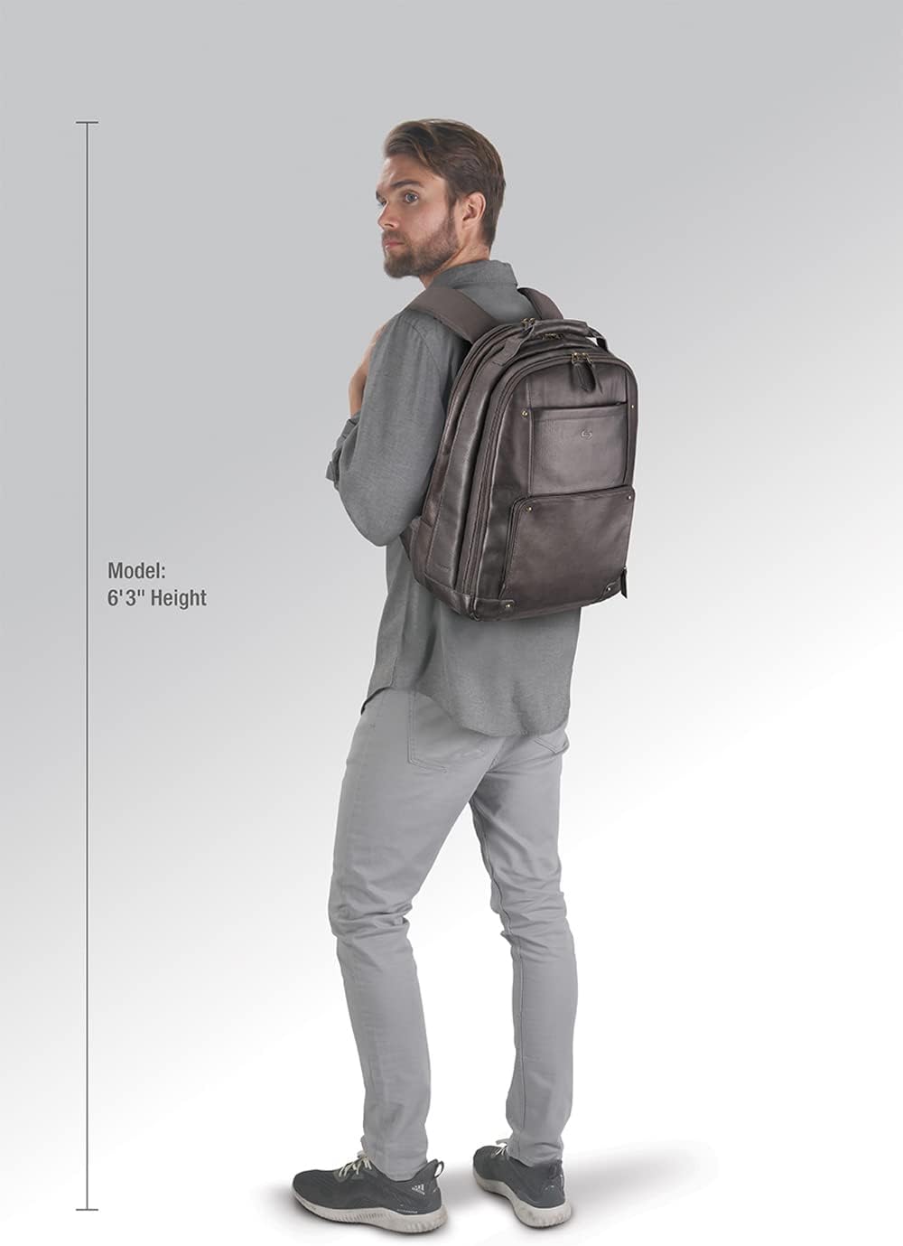Solo New York Reade Vintage Leather Backpack, Espresso