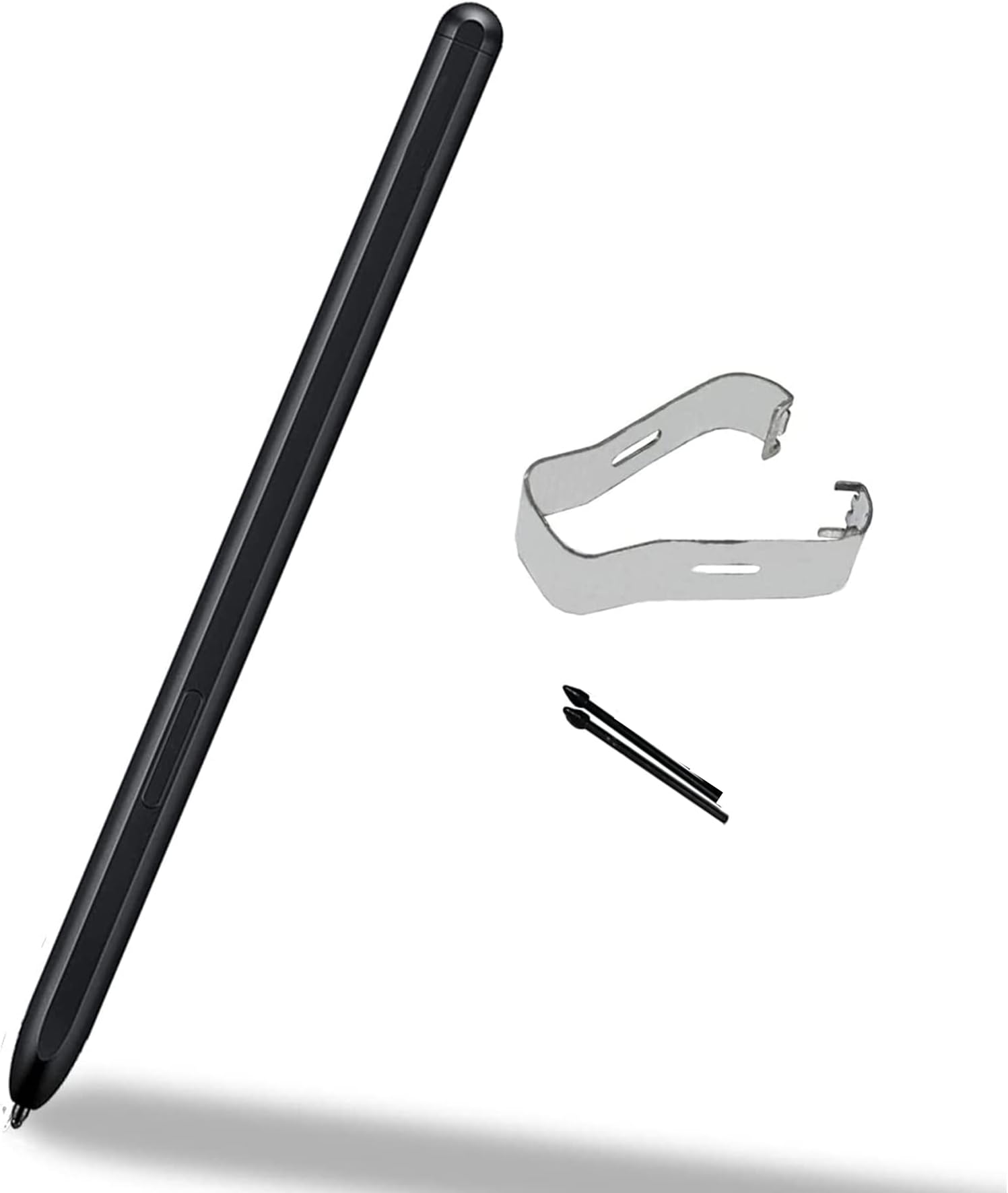 Galaxy Z Fold 4 S Pen Fold Edition,S Pen Z Fold 4,4096 Pressure Levels,Stylus Pen Replacement for Samsung Galaxy Z Fold 4 5G + Tips/Nibs(Black) EF- FF92PCBEGUS