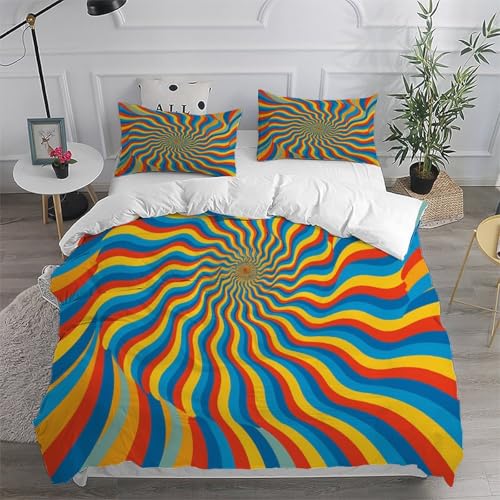 Housse de couette squelette 135x200 parure de lit gothique single en microfibre - 6