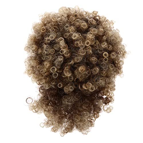 SOESFOUFU Women Ponytail Drawstring Wig with High Volume Curly Hairpiece