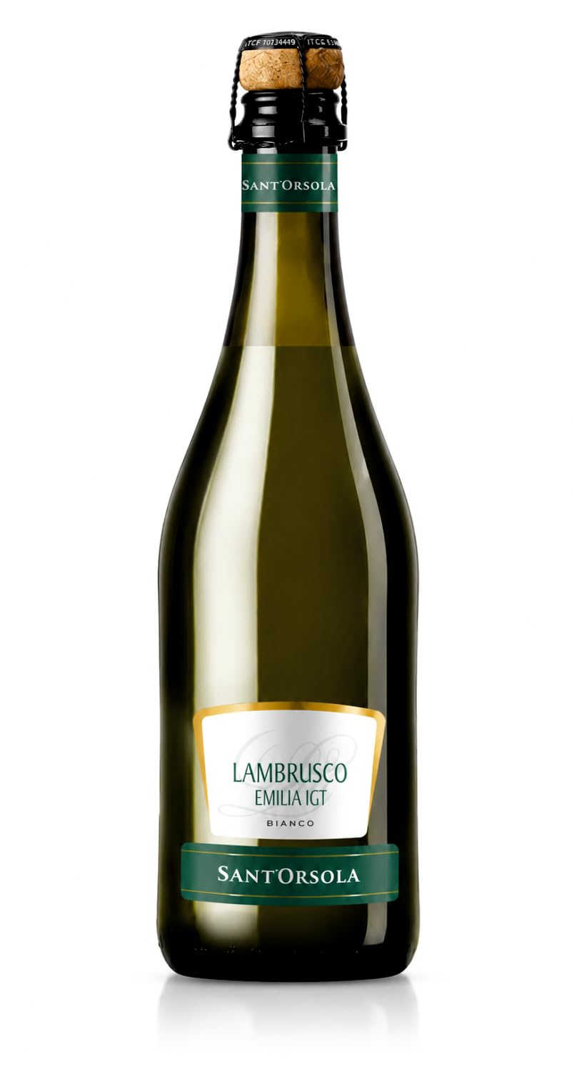 Sant'Orsola Lambrusco Emilia IGT Sparkling White Wine - 6X750 ml