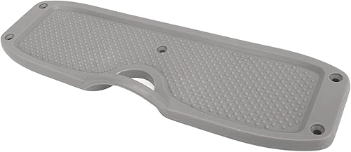 Miniatura 6 de Placa de popa de montaje en motor, soporte de motor de montaje fuera de borda, ligero y ampliamente utilizado PVC resistente para goma Dinghy (gris)