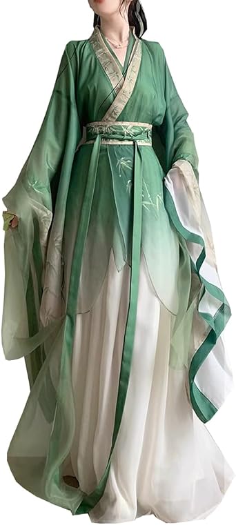 Ez-sofei Women Chinese Traditional Ancient Stage Performance Costume Hanfu Dress