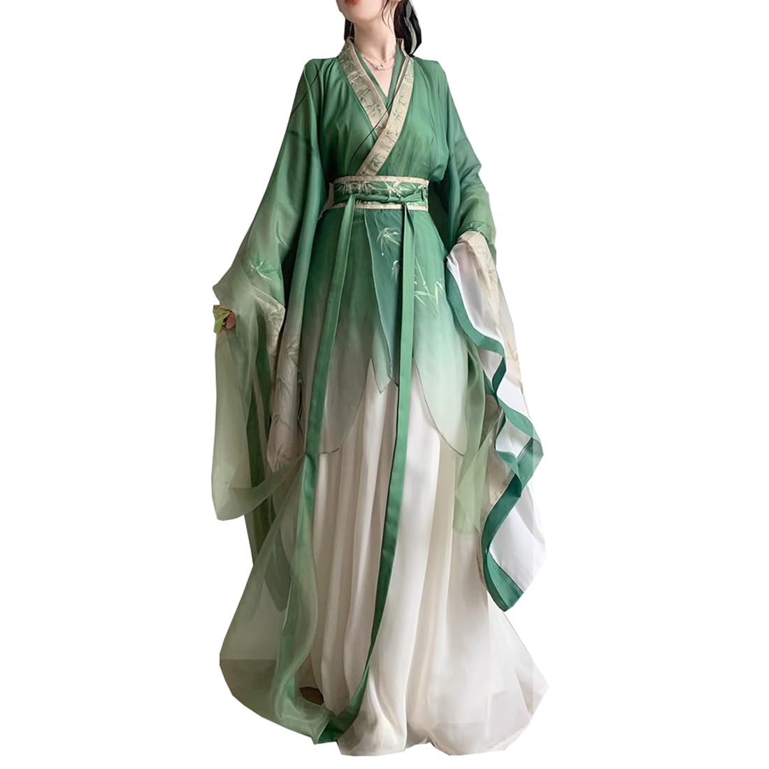 Ez-sofei Chinesisches traditionelles altes Bühnenauftrittskostüm für Damen, Hanfu-Kleid