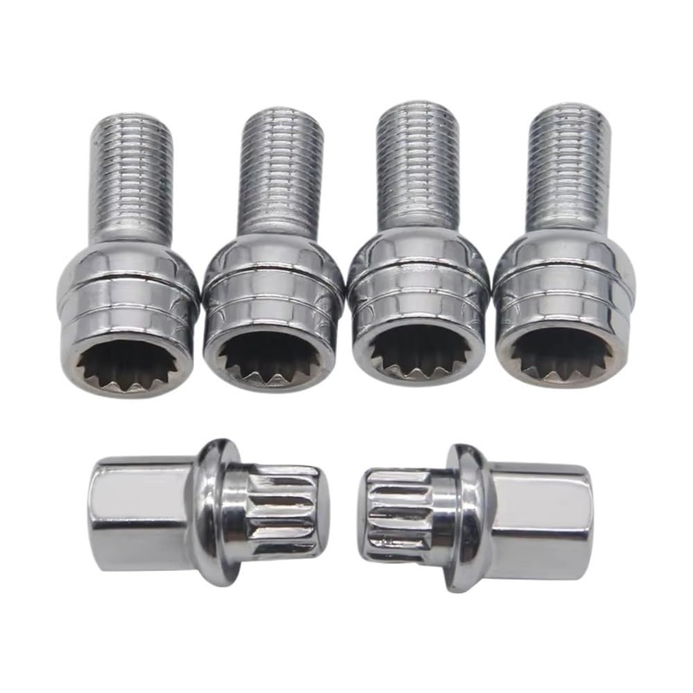 Perno cromado 8D0601139F para Audi A4 A6 A8 | Alta resistencia y ajuste exacto 7