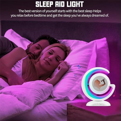 Machine de karaoké portable Bluetooth rechargeable avec de magnifiques effets d'éclairage RGB