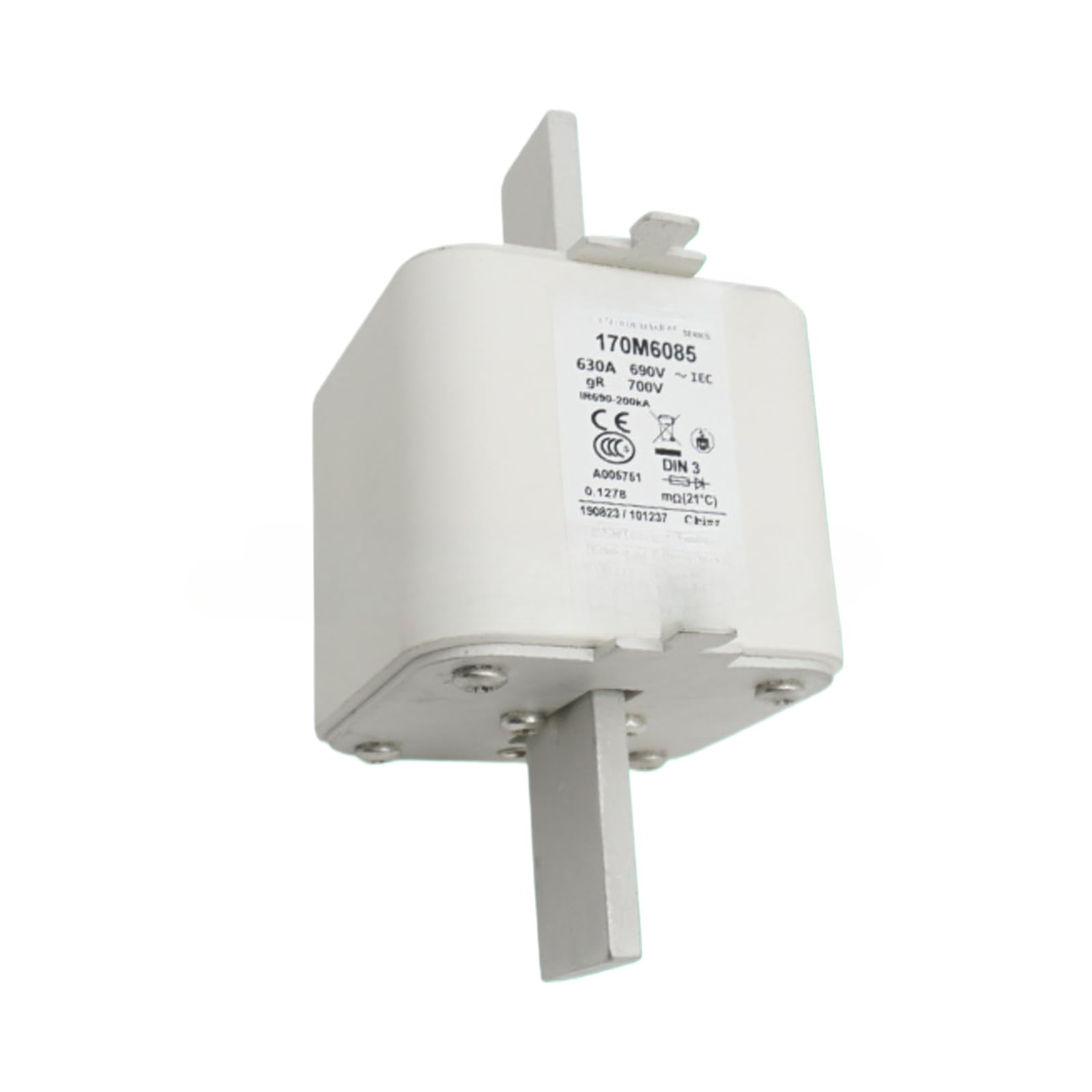 Fusible de puissance 170M6109 pour armoire électrique industrielle