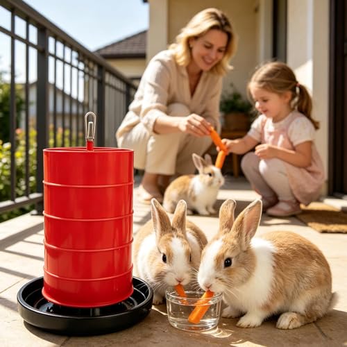 Distributeur d'eau pour poulailler et seau portable multifonction - 3