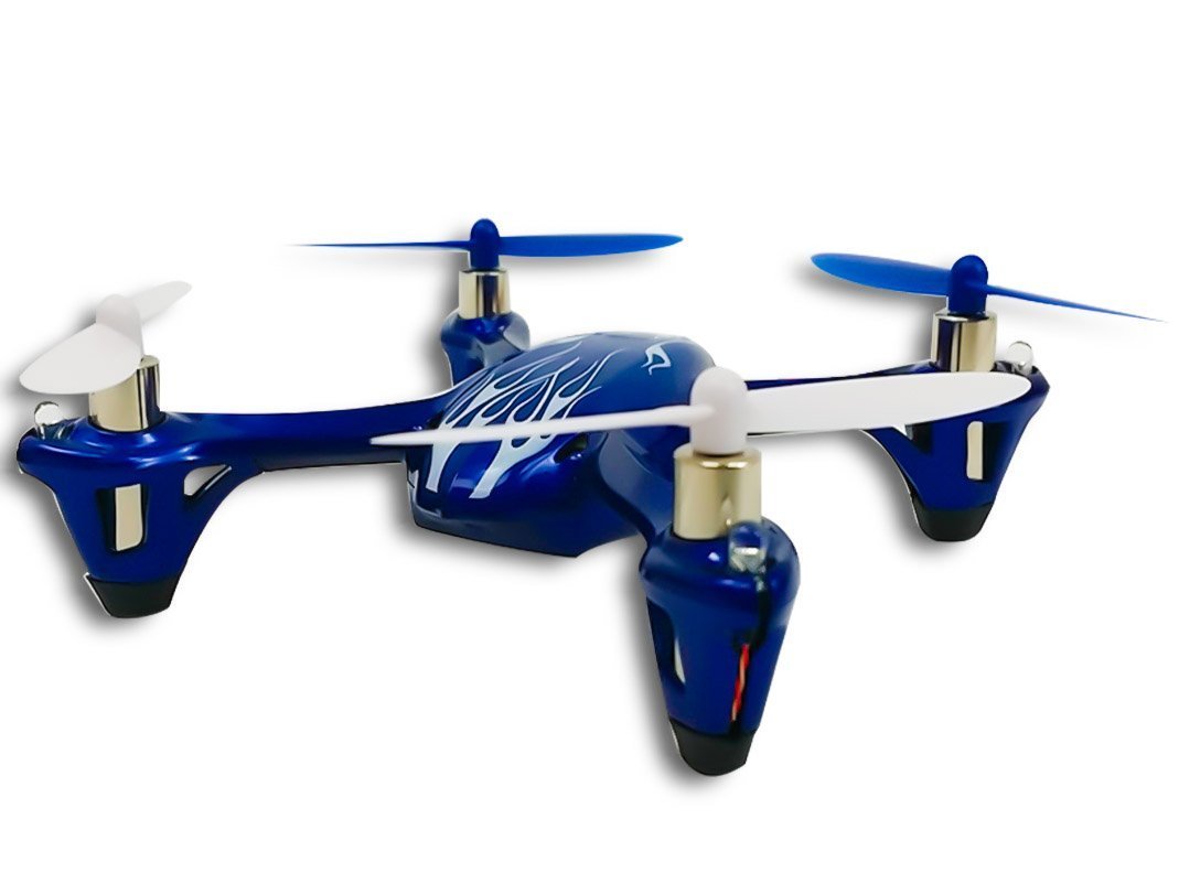 Hubsan X4 H107L Royal Blue H107 LED with Bonus Propeller Rotor Protection Guard (As shown)