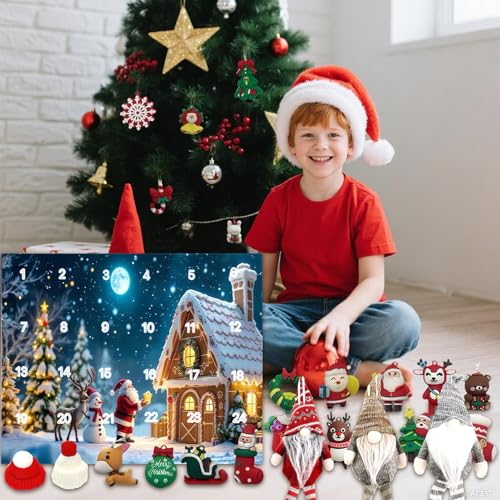 Calendrier de l Avent Gnomes 2025 idée cadeau originale pour petits et grands - 6