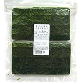 西部海苔店 瀬戸内海産 手巻き焼のり(ハーフサイズ１/２切） たっぷり100枚入り(全型50枚分)