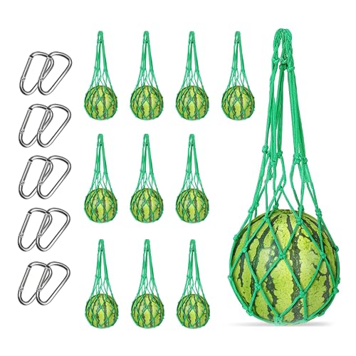 10 Pcs Melon Hammocks Cradles with D Hanging Hooks, for...