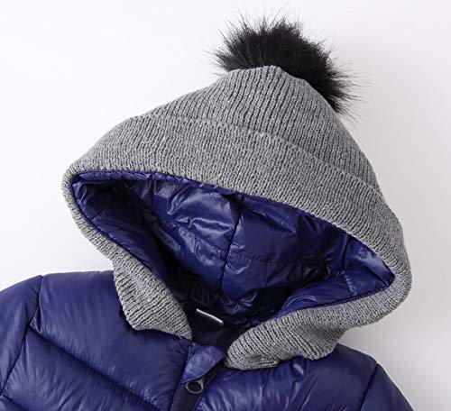 AUBIG Baby donspak sneeuwpak jongens meisjes winter baby winter overall met capuchon verdikt warm 0-18 maanden - Image 6