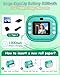 Kids Camera Instant Print,Instant Camera with Silicone Cover,1080P HD Dual-Lens Selfie Digital Cameras with 4 Rolls Paper & 32GB Card,Christmas Birthday Gifts for Toddler Teenagers Age 3-14