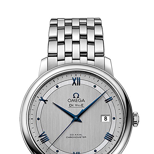Omega Prestige Co-Axial Automatic Silvery Dial Men's Watch 424.10.40.20.02.0012