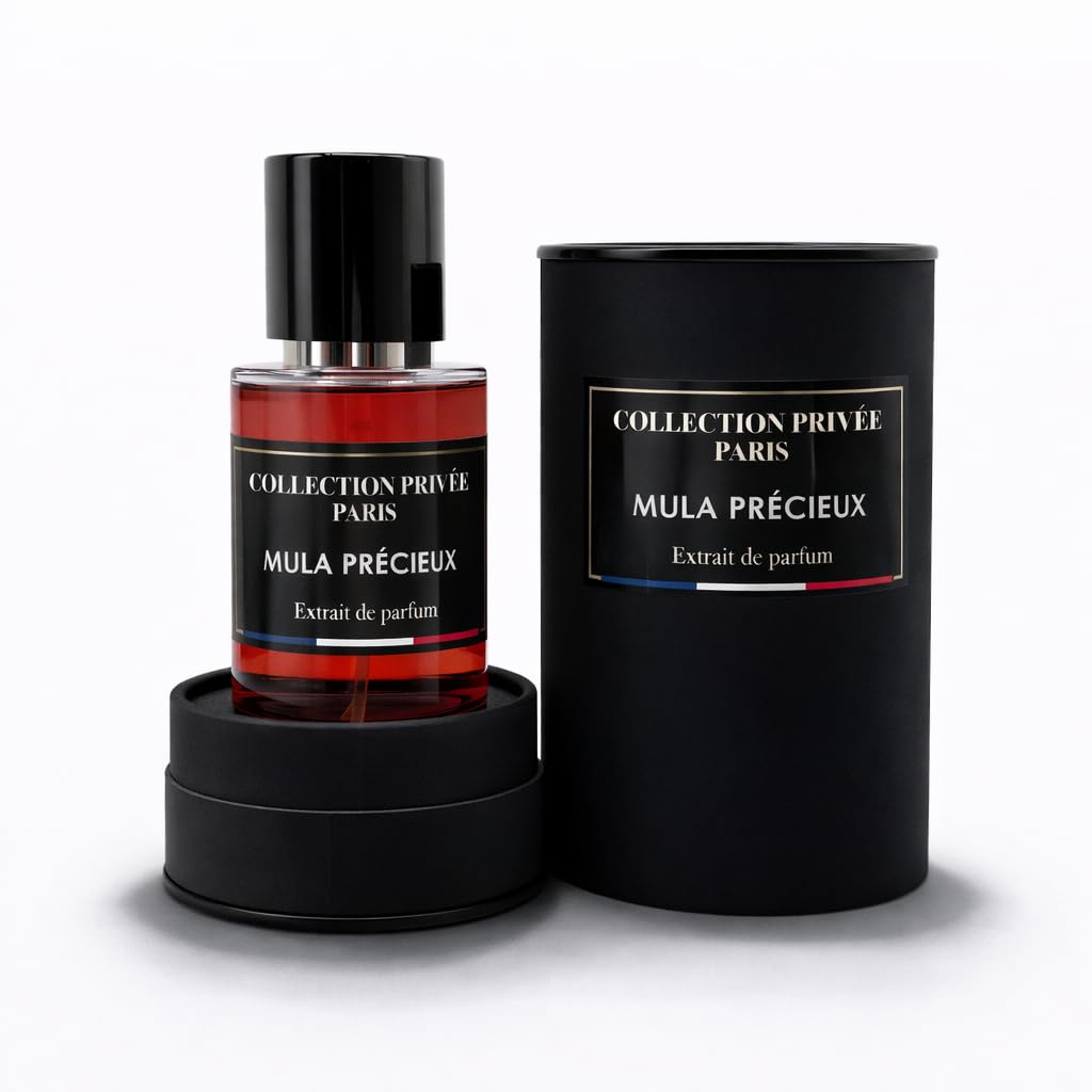 Collection Privée Paris Extrait de Parfum Mixte, 50ml, Longue Tenue, Fragrances Musquées, Gourmandes, Florales et Orientales (Mula Précieux)