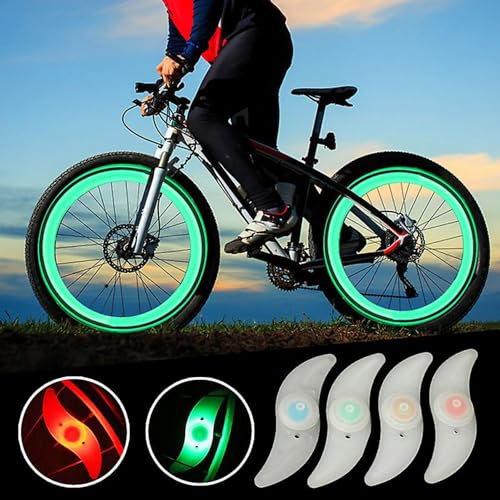 Image of HOFASON Cycle Wheel Lights Spoke Lights with Batteries Include, Kid Cycle Light Accessories for Boy Girl with 3 Lighting Modes, Bike & Cycle Spoke Decorations, Led Light for Gear Cycle