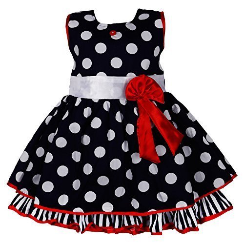 Image of Wish Karo Baby Girls Cotton Dress Casual Frocks for Girls-(ctn383)