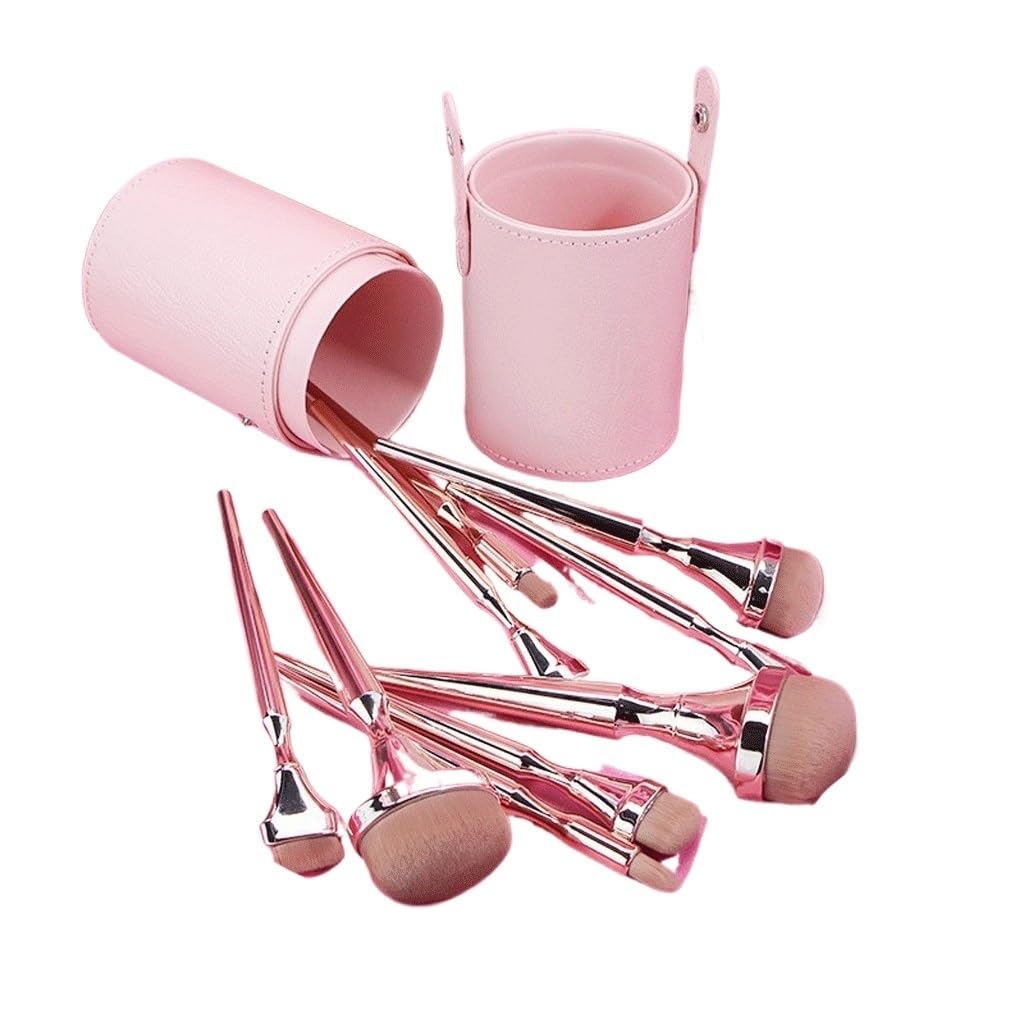 Pinceaux de maquillage ensemble fard à joues poudre et pinceau estompeur 9 pièces