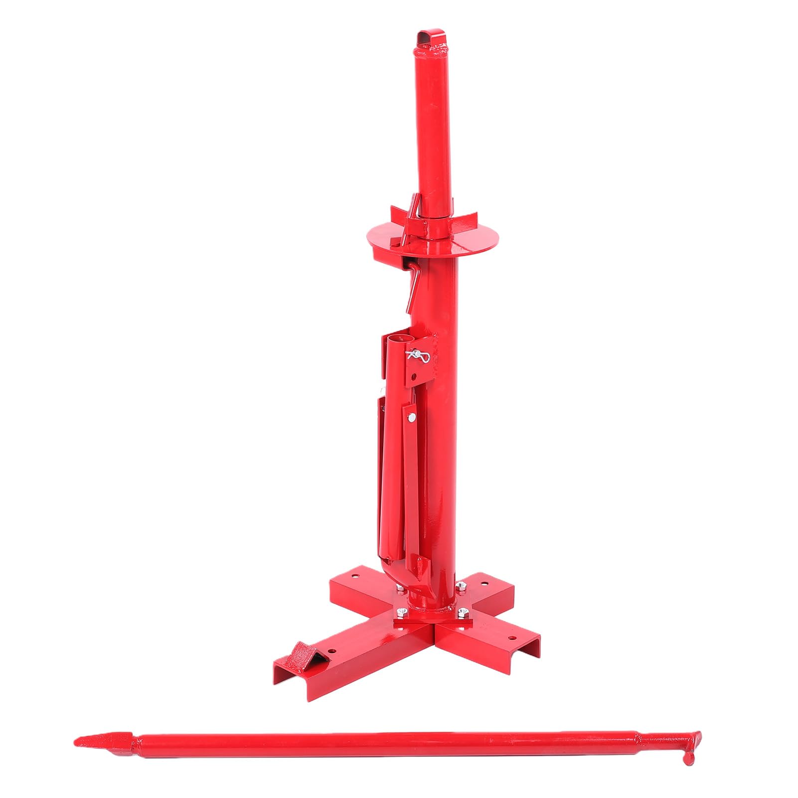 Cryfokt Cambiador Manual de Neumáticos, Herramienta Duradera para Destalonar para Facilitar el de Neumáticos para Automóviles, Camiones, Motocicletas, Rojo, 8-16 Pulgadas