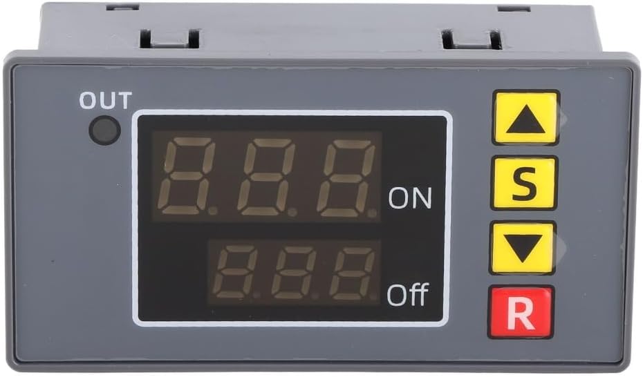 Module 20A 1500W Large LED Digital Screen Programmable Delay Timer Module for Industrial Control, OP CL LOP Parameters Storage Function(AC110-220V)
