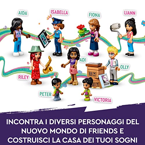 Friends Negozio di Design e Fioraio del Centro, Giochi per Bambini, Bambine, Ragazzi e Ragazze da 12 Anni, Edificio Modulare da Personalizzare e Decorare con 9 Personaggi 2023 41732 - Lego - Immagine 4