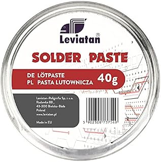 D.RECT - Solder Paste | Solder Paste SMD | Solder Grease Can as Flux for Soft Soldering for Soldering Surface - Mountable Components, 40 g silver
