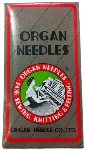 Ball Point Sewing Machine Needles Home-use By Organ Needles (10 Needles/pack), Select Size (Size 80 / 12 Ball Point)