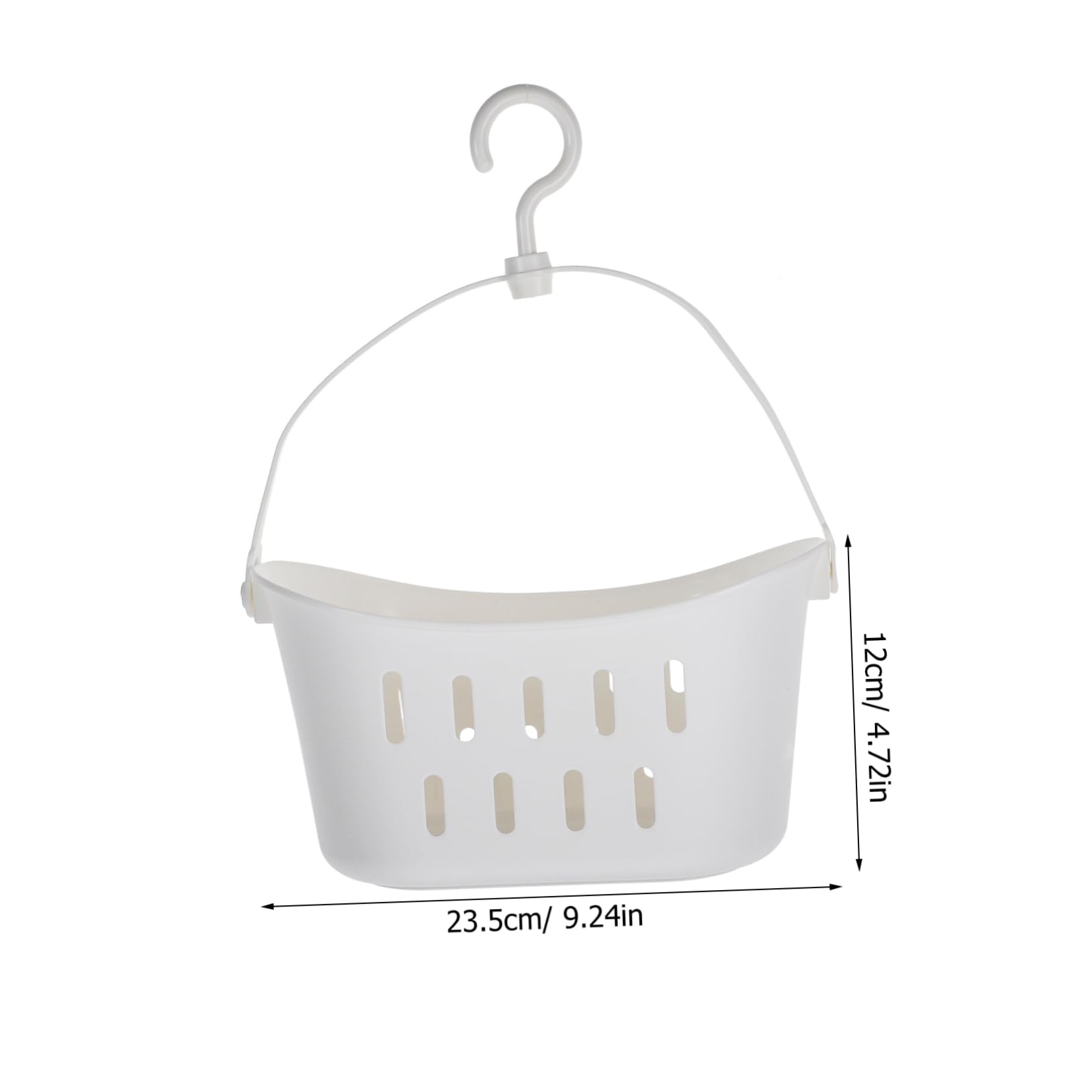 GRIRIW Bath Toy Organizer Hanging Shower Storage Basket Hanging Design for Bathroom