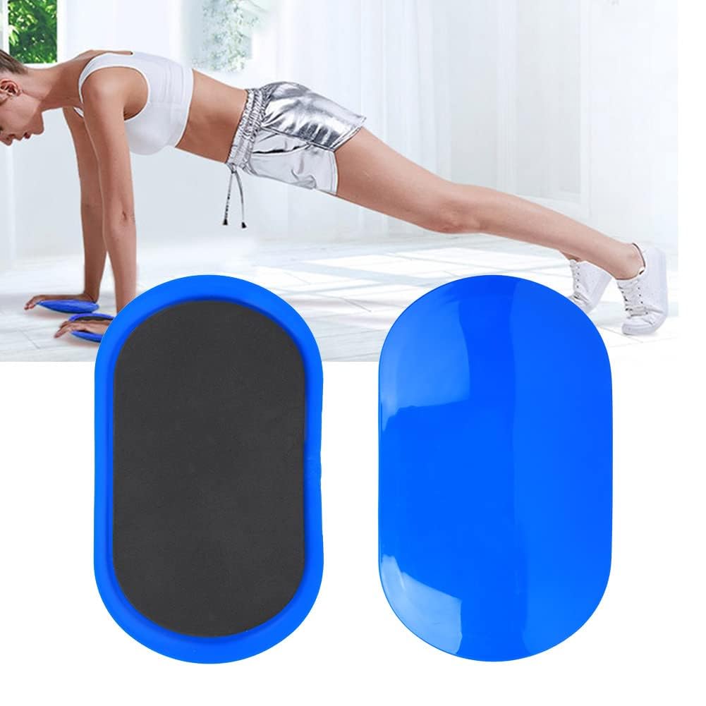 Disques Coulissants De Sport – Curseurs De Glisse Pour Abdos, Jambes, Fitness, Yoga, Bleu