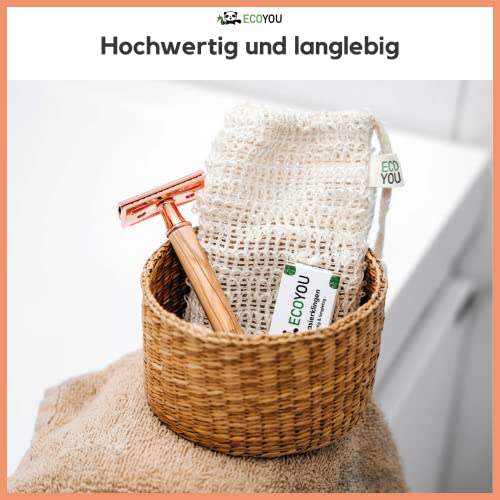 Rasierhobel für Frauen aus Olivenholz mit 10 Ersatzklingen
