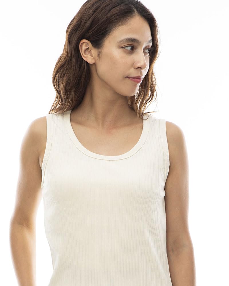 シャルボン　ノースリーブ　ホワイト✕イエロー 希少】シャルボン ノースリーブ ホワイト✕イエロー メンズMサイズ